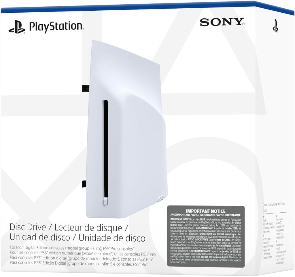 PlayStation 5 Disc Drive Digital Edition Consoles (model group slim)