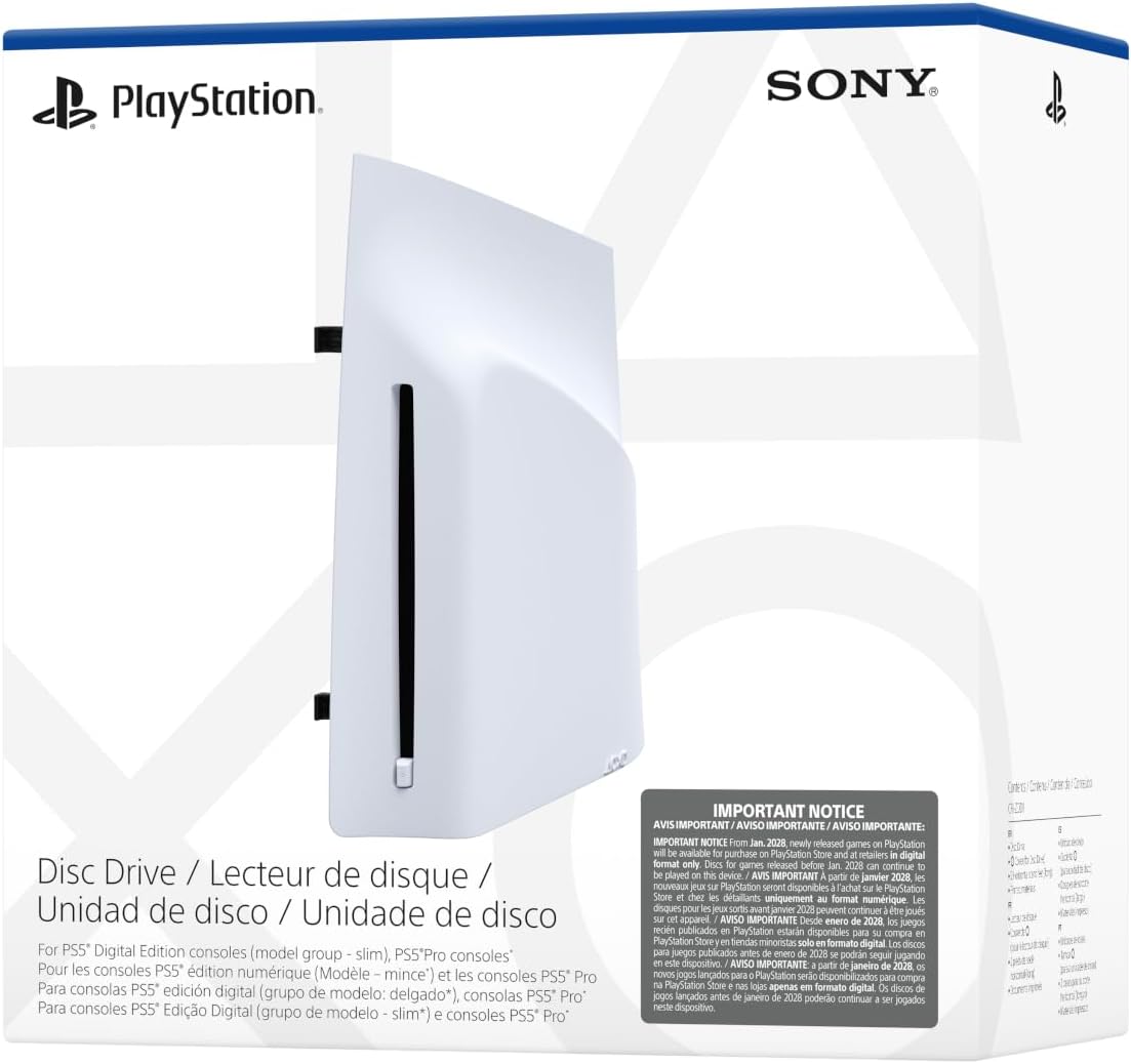 PlayStation 5 Disc Drive Digital Edition Consoles (model group slim)