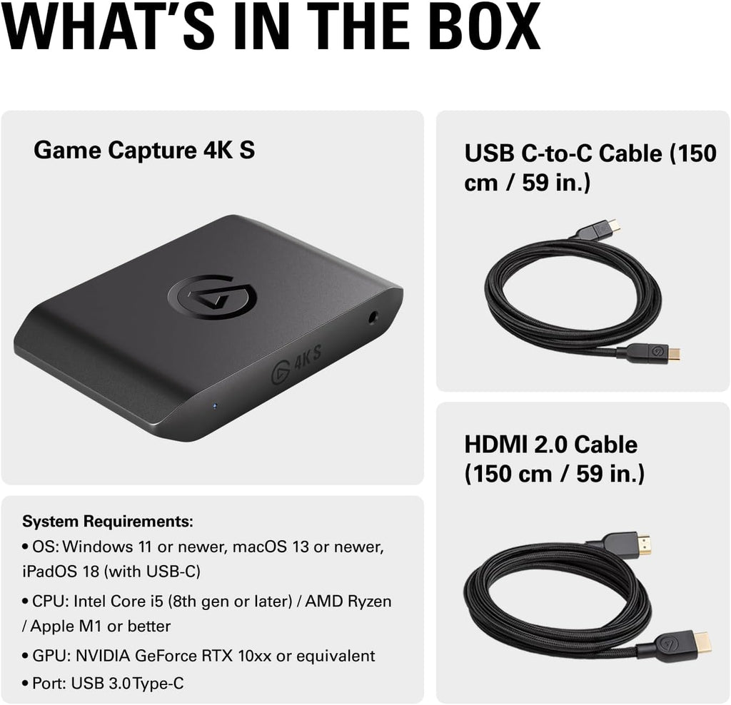 Elgato 4K S Capture Card