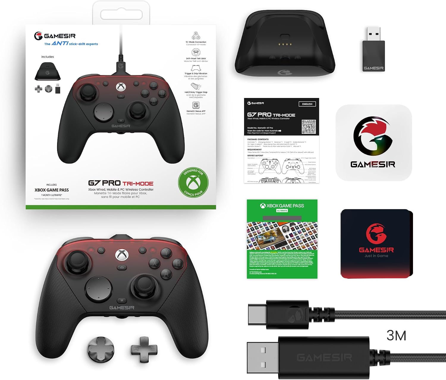 GameSir G7 Pro Wired Controller