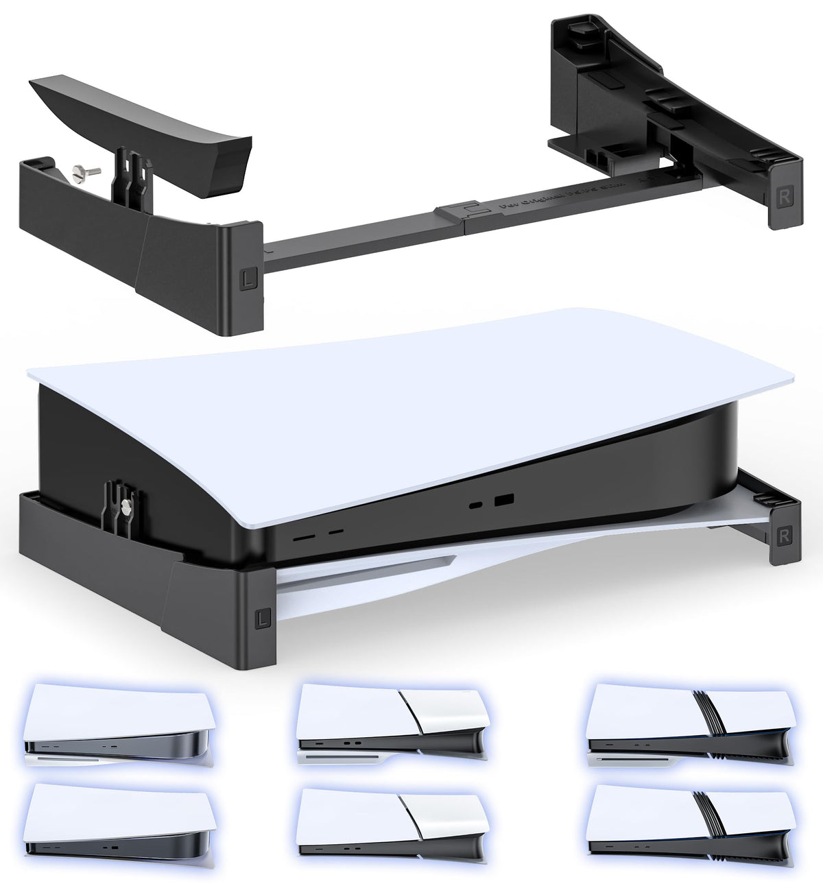 OIVO PS5/ Slim/Pro Horizontal Stand for Disc & Digital Console