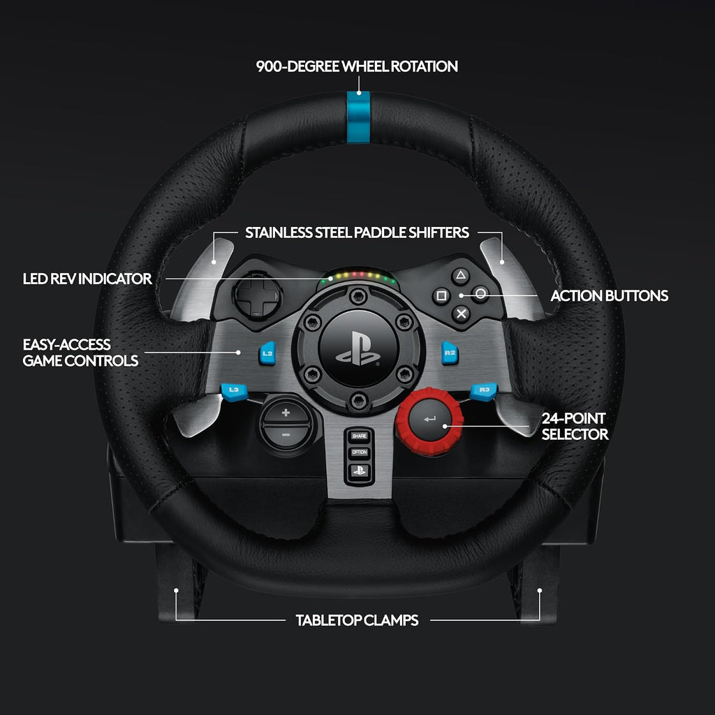 Logitech G29 Racing Wheel and Pedals