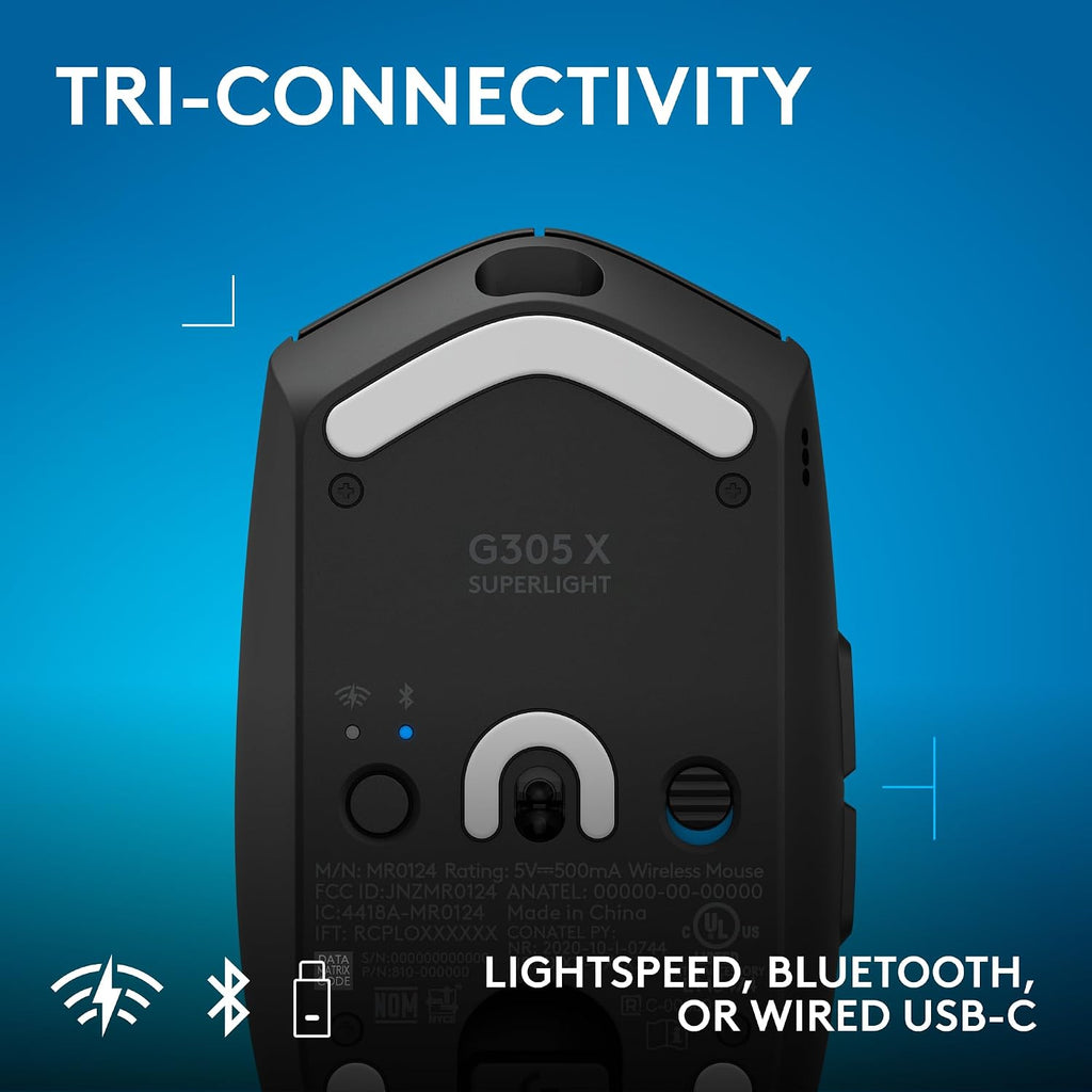 Logitech G305 Lightspeed Wireless Gaming Mouse - Black