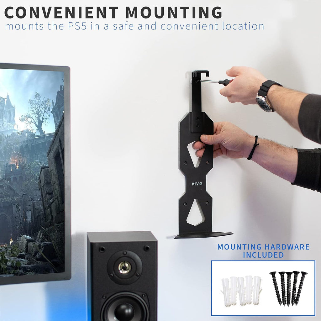 VIVO Steel Wall Mount Bracket Designed for PS5