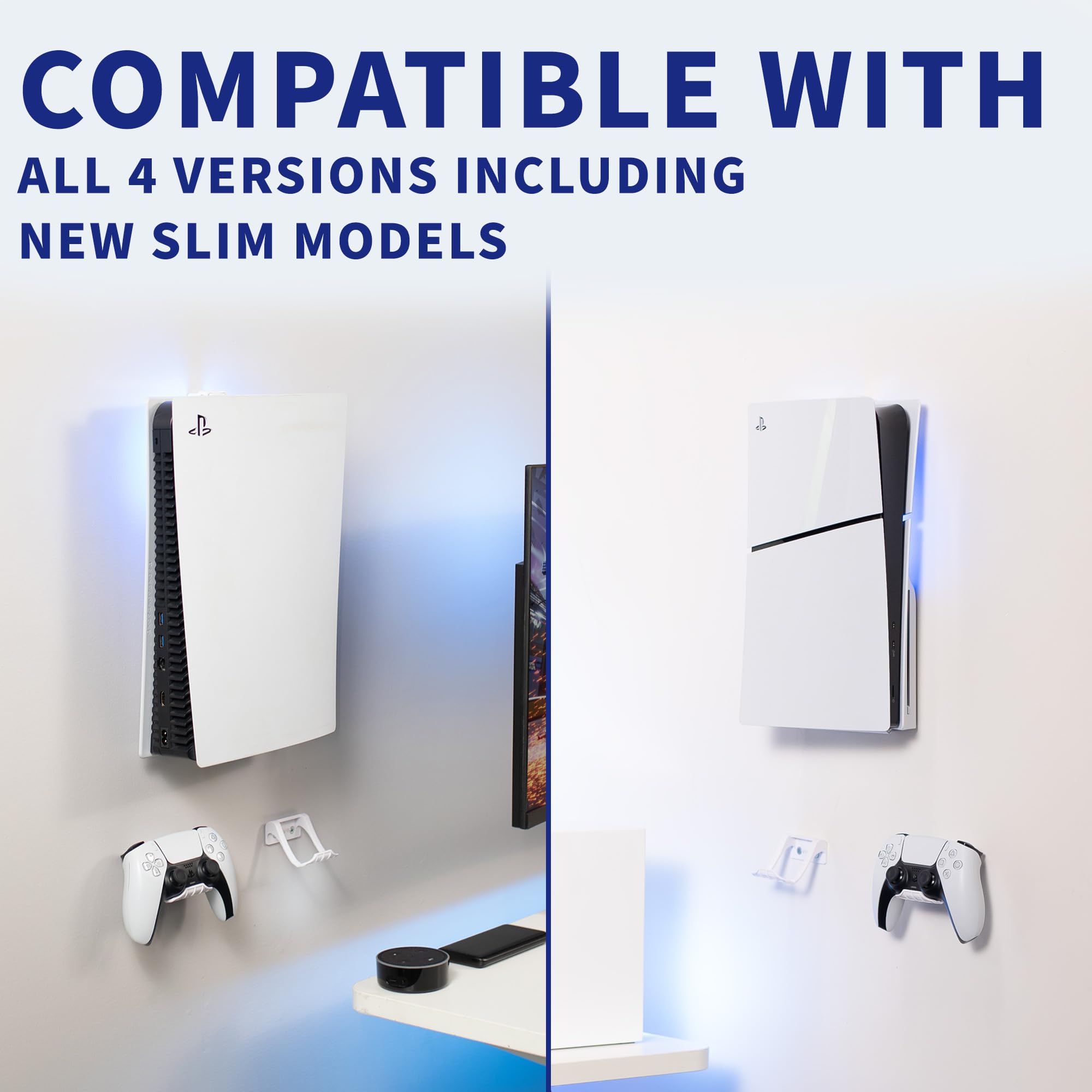 VIVO Steel Wall Mount Bracket Designed for PS5