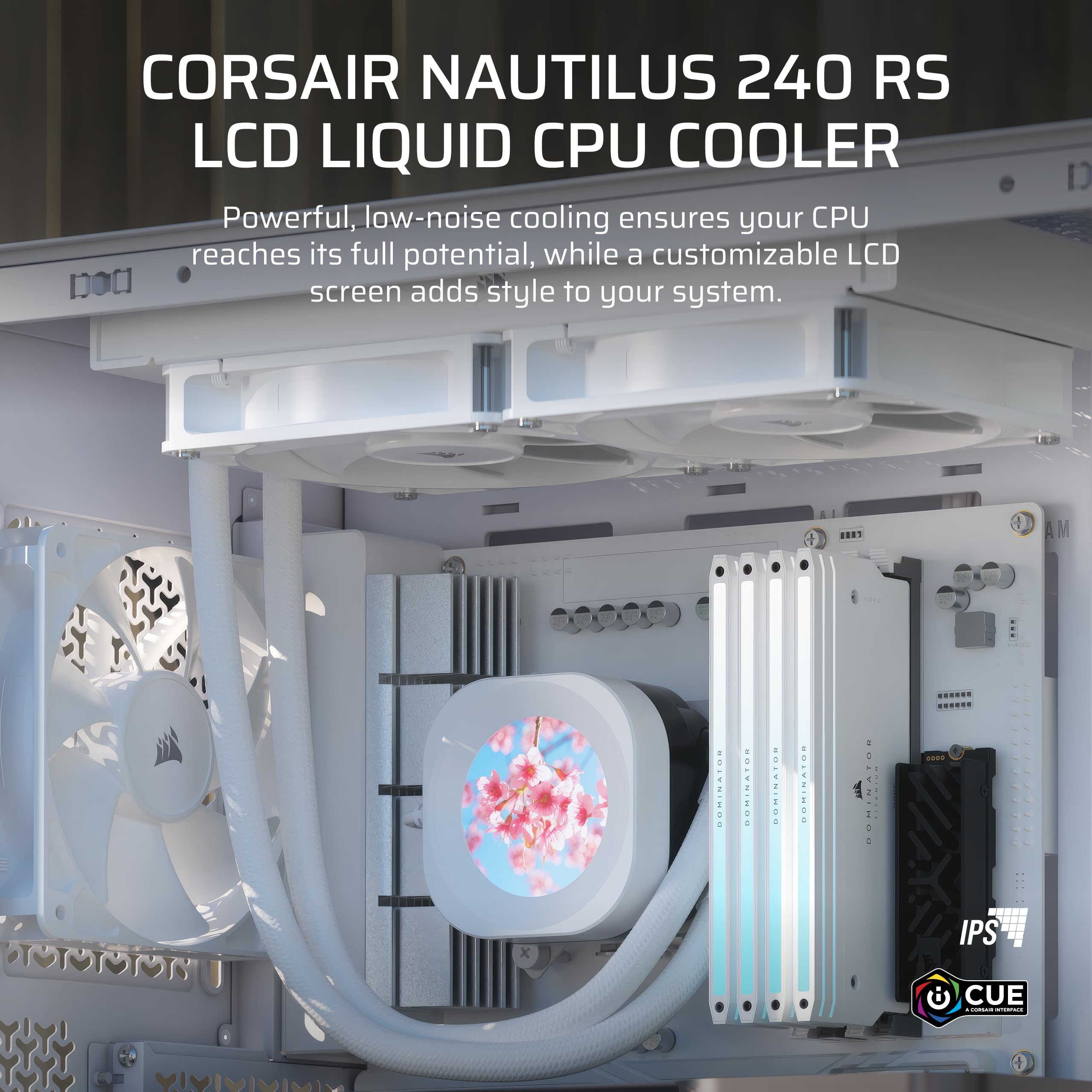 CORSAIR Nautilus 360 RS LCD Liquid CPU Cooler