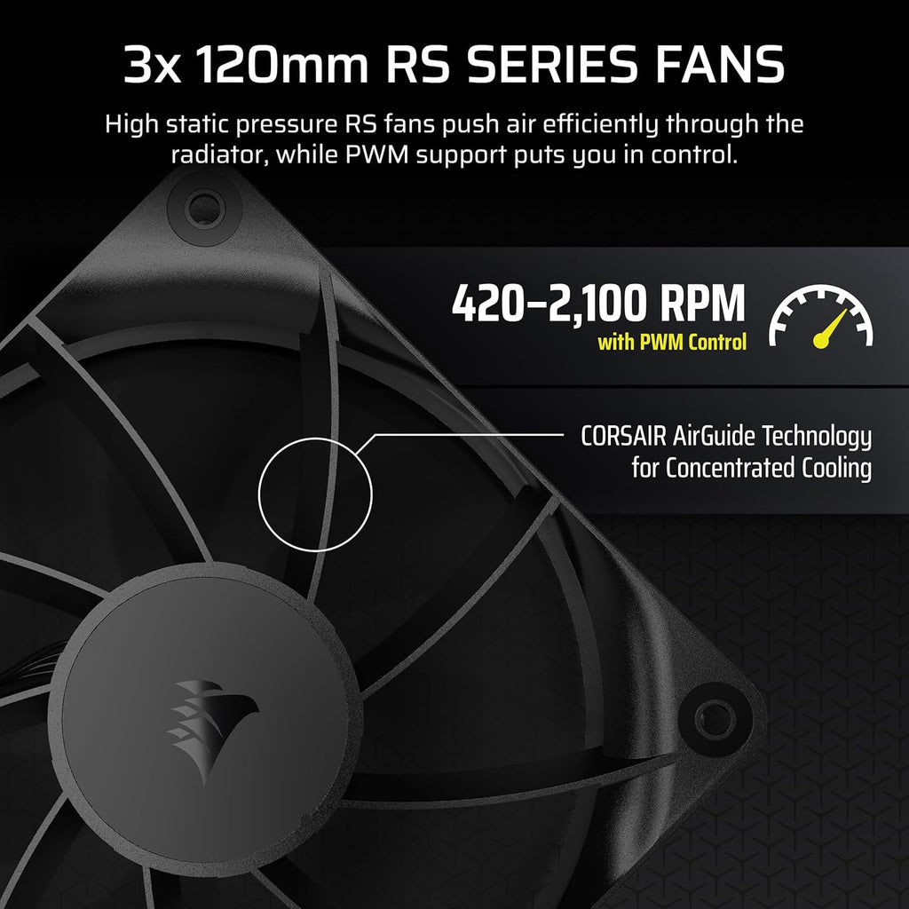 CORSAIR Nautilus 360 RS LCD Liquid CPU Cooler