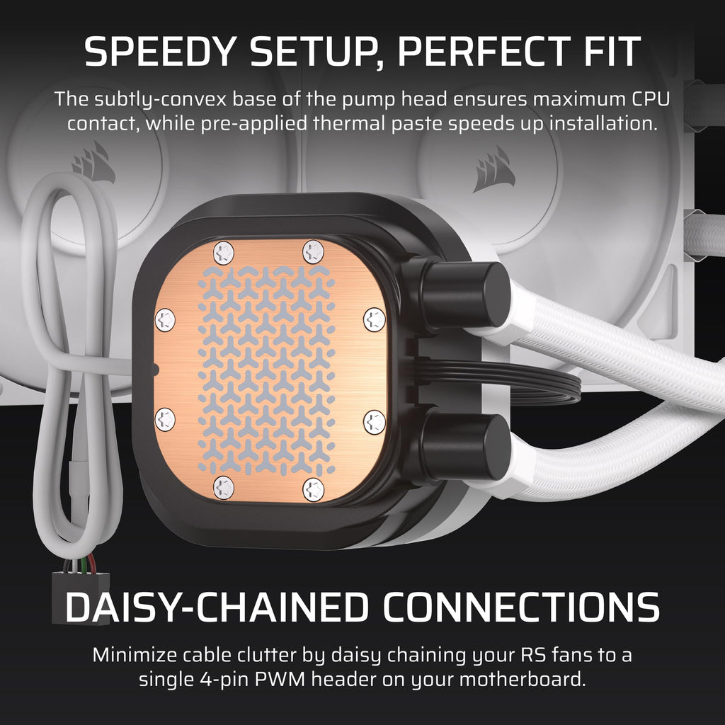 CORSAIR Nautilus 360 RS LCD Liquid CPU Cooler