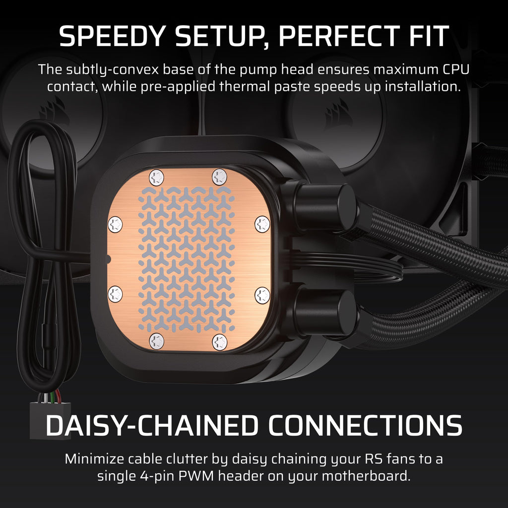 CORSAIR Nautilus 360 RS LCD Liquid CPU Cooler