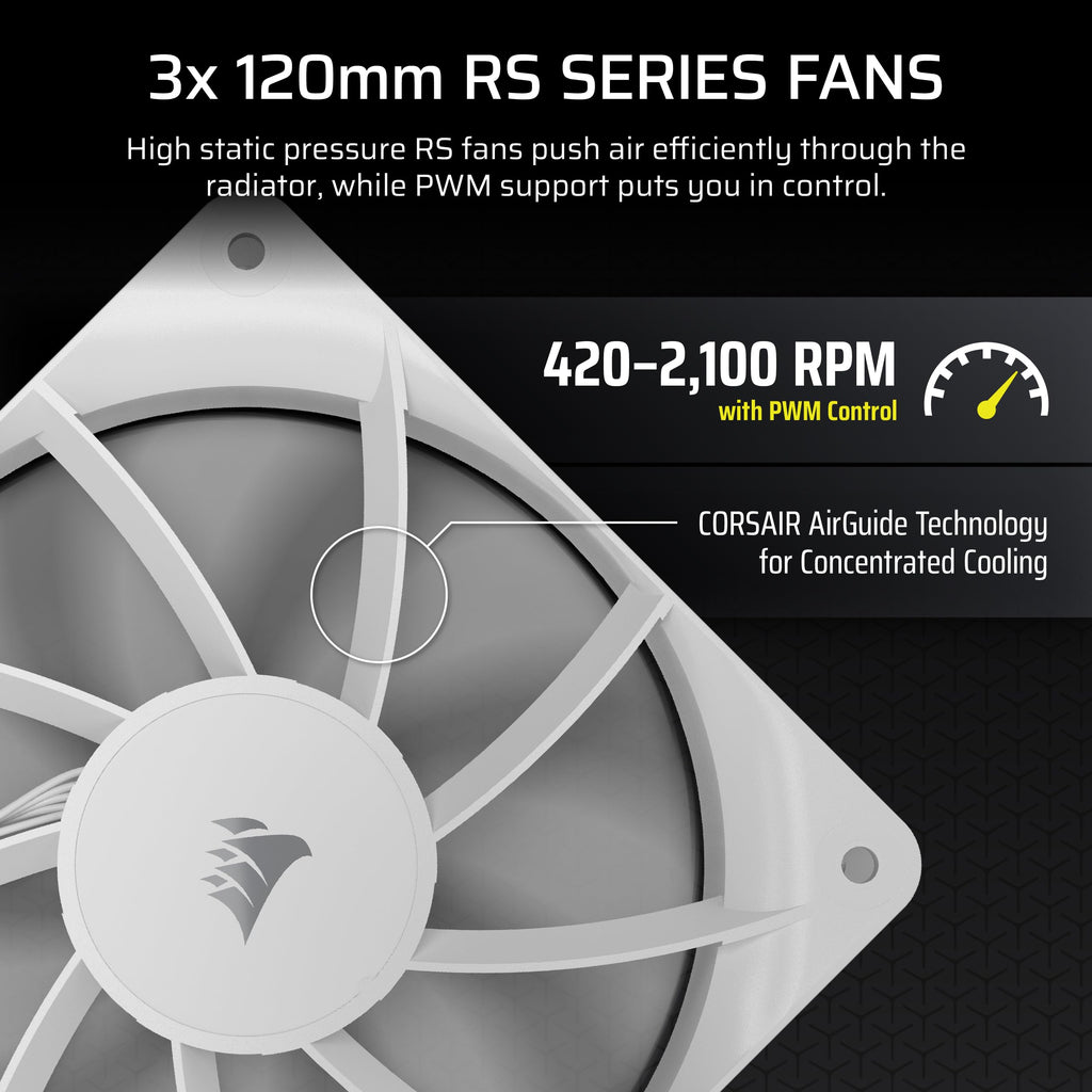 CORSAIR Nautilus 360 RS LCD Liquid CPU Cooler