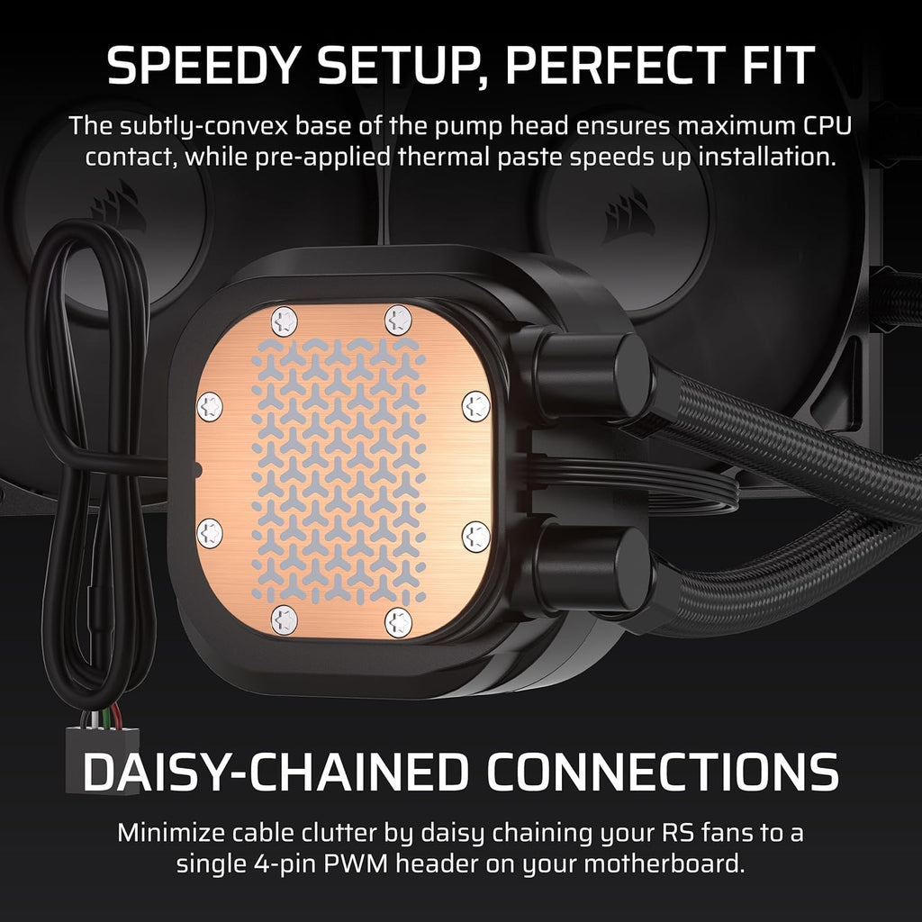 CORSAIR Nautilus 360 RS LCD Liquid CPU Cooler