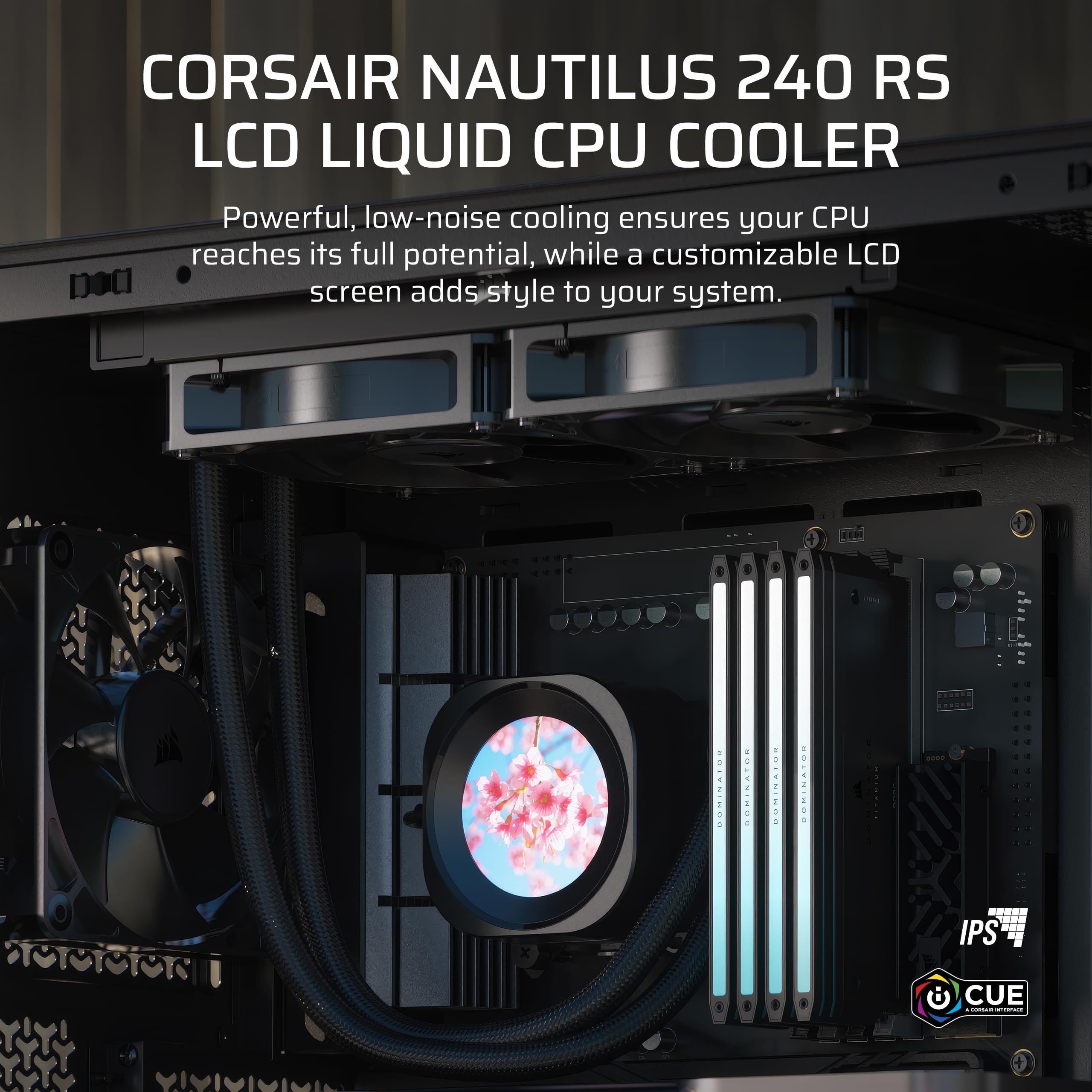 CORSAIR Nautilus 360 RS LCD Liquid CPU Cooler