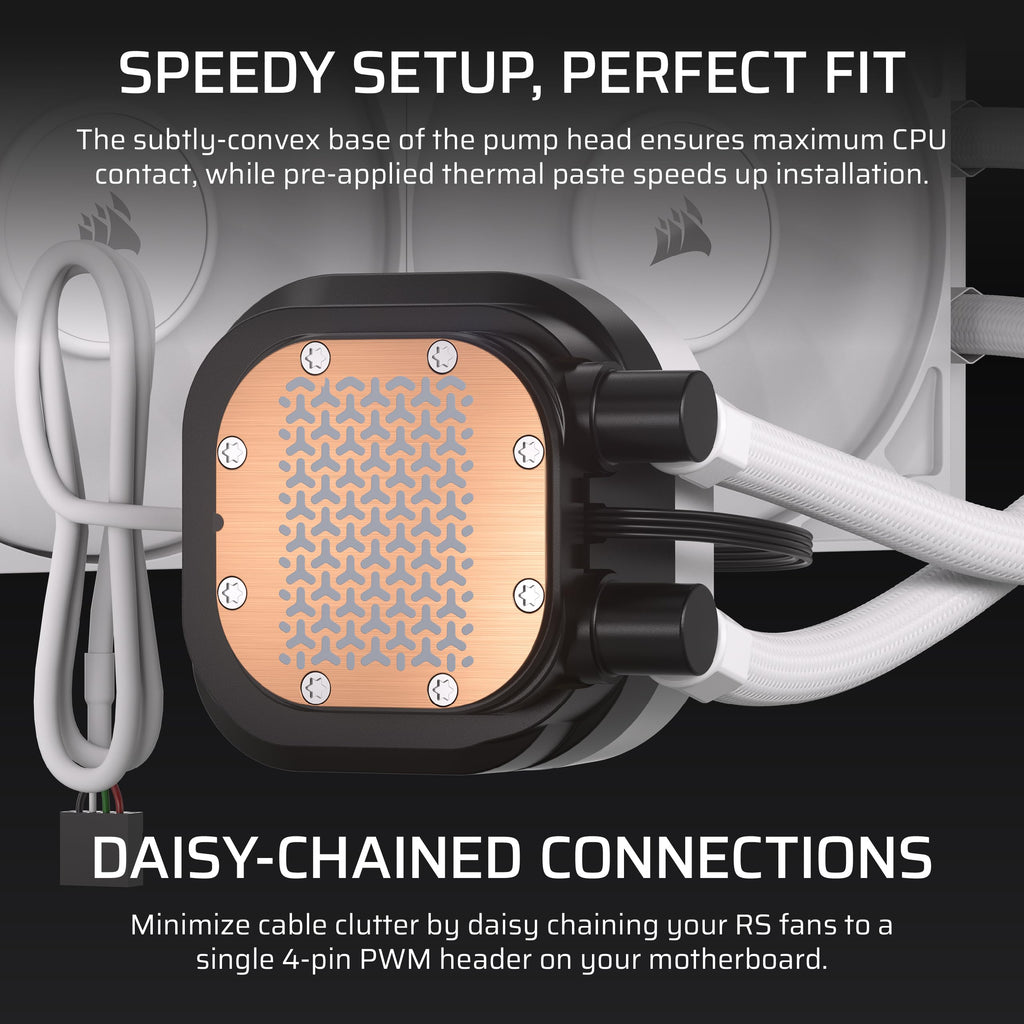 CORSAIR Nautilus 360 RS LCD Liquid CPU Cooler